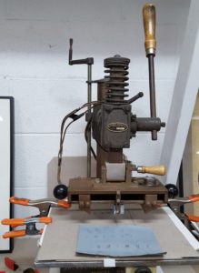 Hot Stamp Machine at Lumino Press